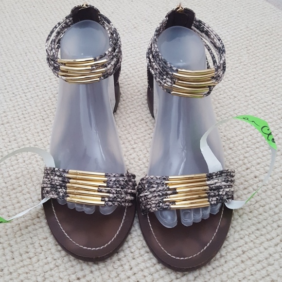 Tory Burch Shoes - Tory Burch Mignon snake print sandals Flaw 9M